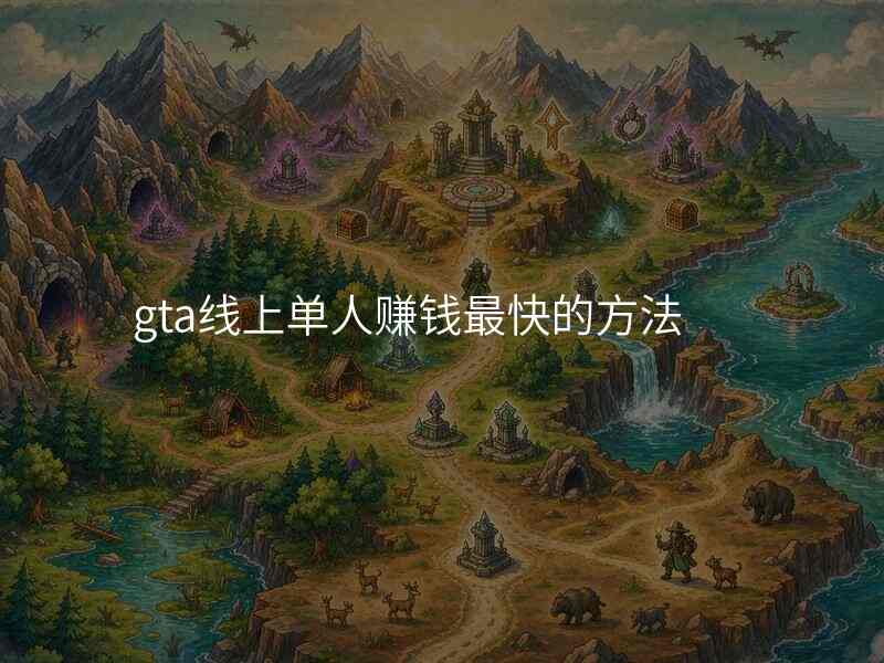 gta线上单人赚钱最快的方法