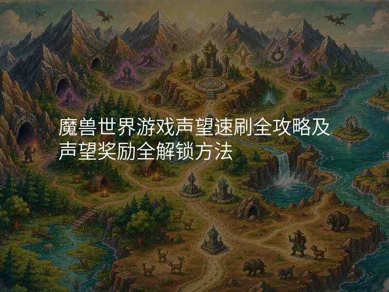 魔兽世界游戏声望速刷全攻略及声望奖励全解锁方法