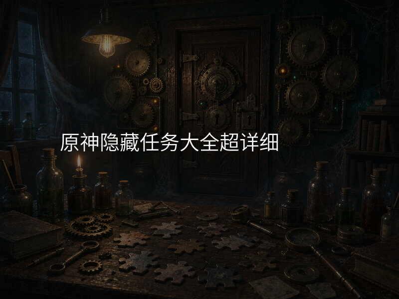 原神隐藏任务大全超详细