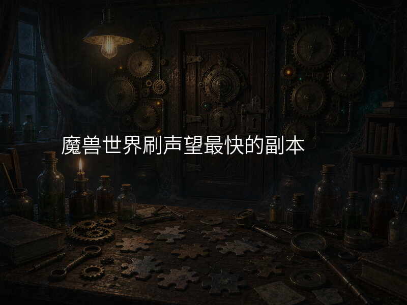 魔兽世界刷声望最快的副本