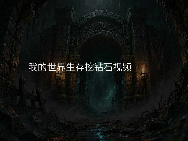 我的世界生存挖钻石视频