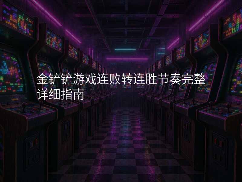 金铲铲游戏连败转连胜节奏完整详细指南