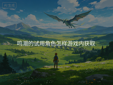 鸣潮的试用角色怎样游戏内获取