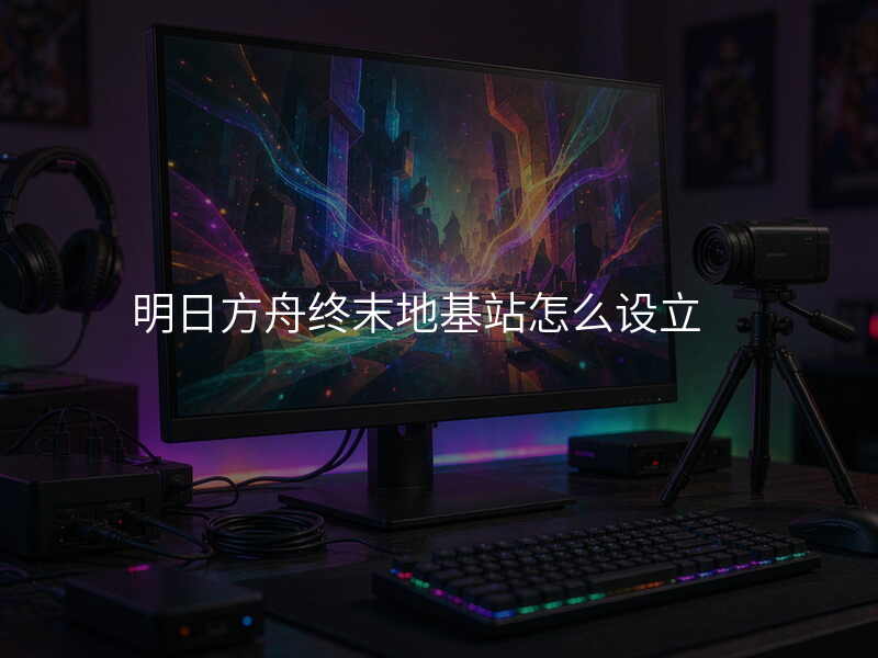 明日方舟终末地基站怎么设立