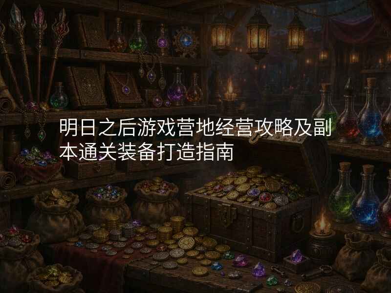 明日之后游戏营地经营攻略及副本通关装备打造指南