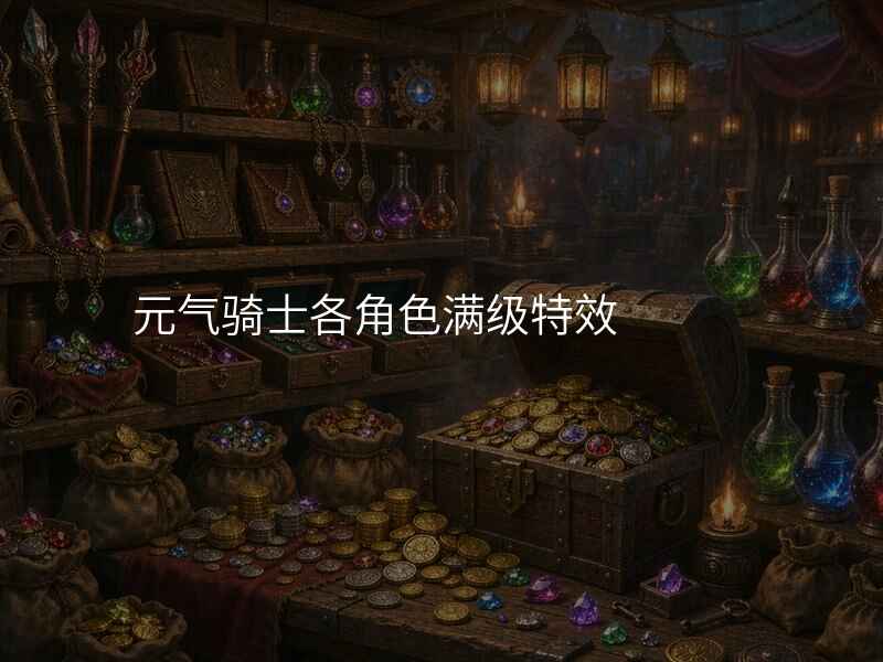 元气骑士各角色满级特效