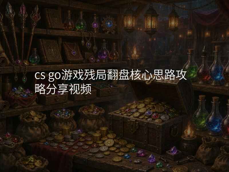 cs go游戏残局翻盘核心思路攻略分享视频
