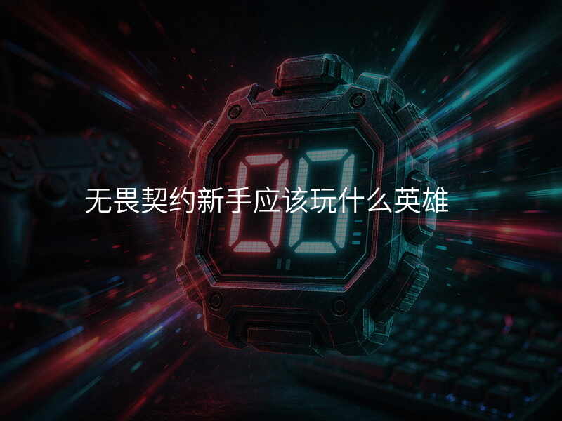 无畏契约新手应该玩什么英雄