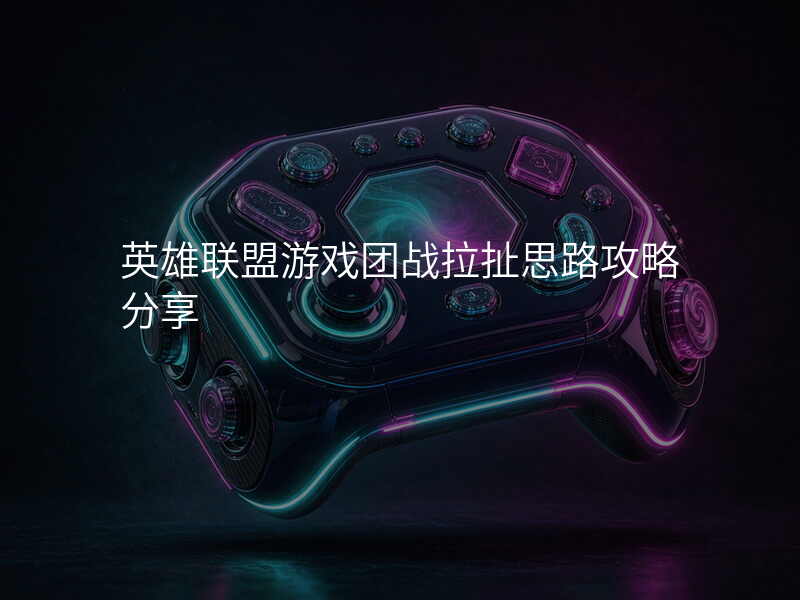 英雄联盟游戏团战拉扯思路攻略分享