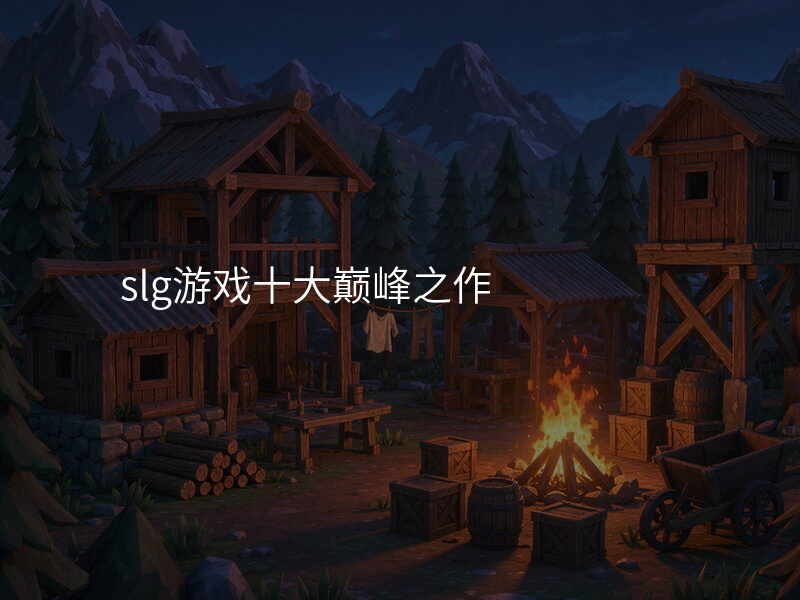 slg游戏十大巅峰之作
